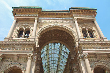 Image showing Galleria Vittorio Emanuele II, Milan