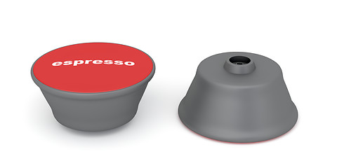 Image showing Espresso capsules