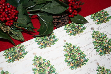 Image showing Christmas paper