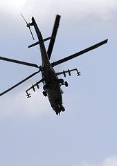 Image showing army chopper