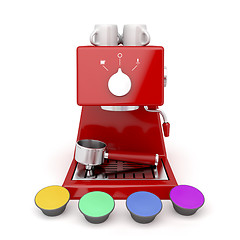 Image showing Coffee machine capsules