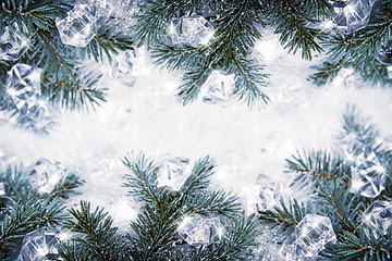 Image showing Icy background