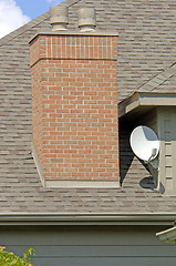 Image showing Luxury Home Satellite Dish