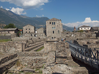 Image showing Roman Theatre Aosta