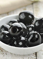 Image showing Black Olives