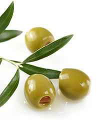 Image showing Green Olives