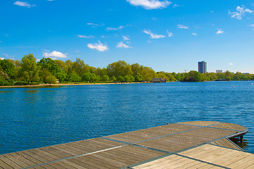 Image showing Serpentine lake, London