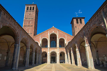 Image showing Sant Ambrogio church, Milan