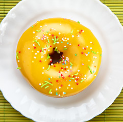 Image showing baked donut