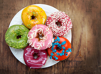 Image showing baked donuts