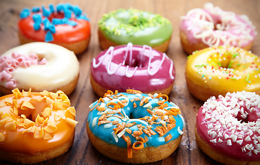 Image showing baked donuts