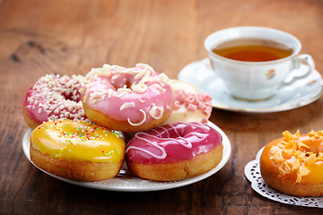 Image showing baked donuts