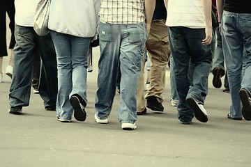 Image showing Students walking