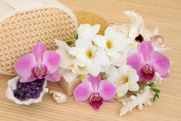 Image showing Flower Spa Treatment