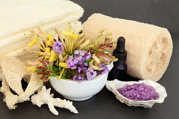 Image showing Lavender and Honeysuckle Spa