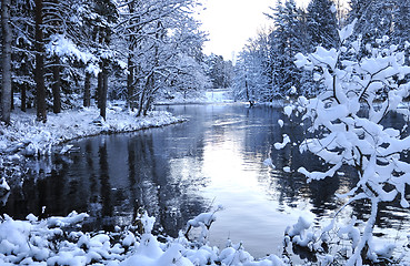 Image showing River in winter