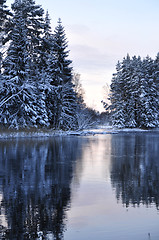 Image showing River in winter