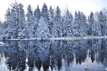 Image showing River in winter