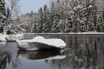 Image showing River in winter