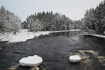 Image showing River in winter