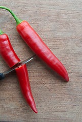 Image showing Sliced Red Chili