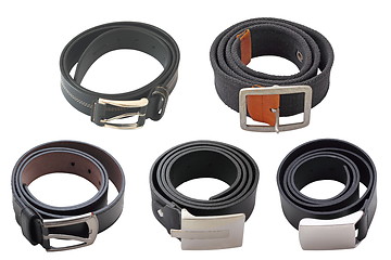 Image showing collection of belts