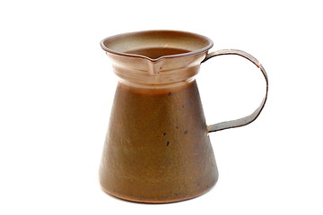 Image showing isolated  old  teapot