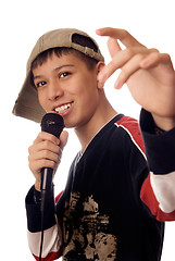 Image showing Young rapper