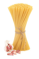 Image showing Spaghetti Pasta and Garlic  