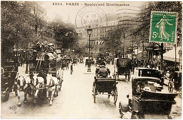 Image showing Montmartre Postcard