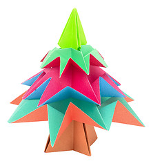 Image showing origami tree