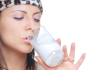 Image showing Milk drinker