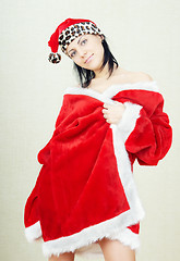 Image showing Female Santa