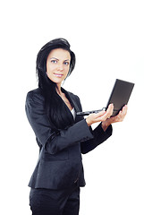 Image showing Woman and laptop