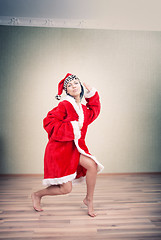 Image showing Dancing Santa