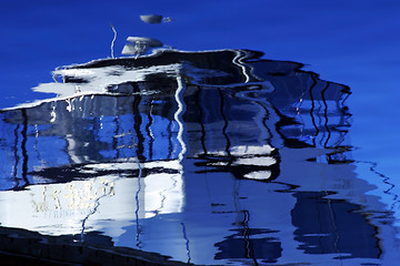 Image showing Yacht Reflections