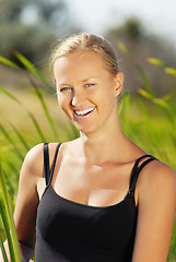 Image showing Outdoor smile