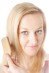 Image showing Haircut of blonde