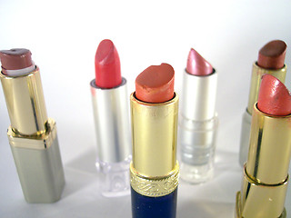 Image showing few lipsticks
