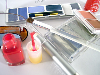 Image showing make-up sets