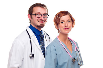 Image showing Group of Doctors or Nurses on a White Background