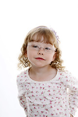 Image showing girl wearing glasses