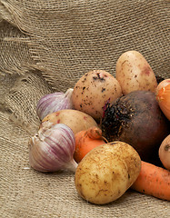 Image showing Heap of Raw Vegetables