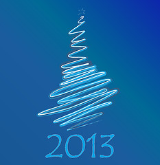 Image showing calendar to a new 2013 year