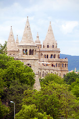 Image showing editorial Fisherman's Bastion palace Budapest