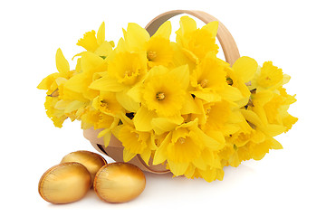 Image showing Easter Flower Basket