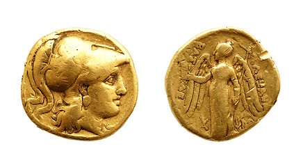 Image showing Ancient gold coin