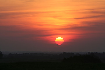 Image showing Sunset