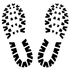 Image showing Footstep icon