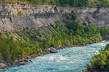 Image showing Lower Niagara river, Ontario Canada